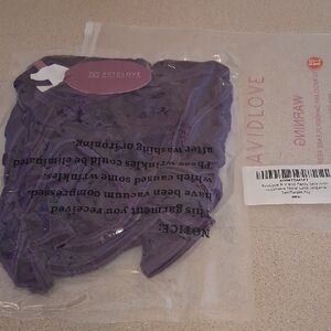 Avidlove Purple Bra & Panty Set